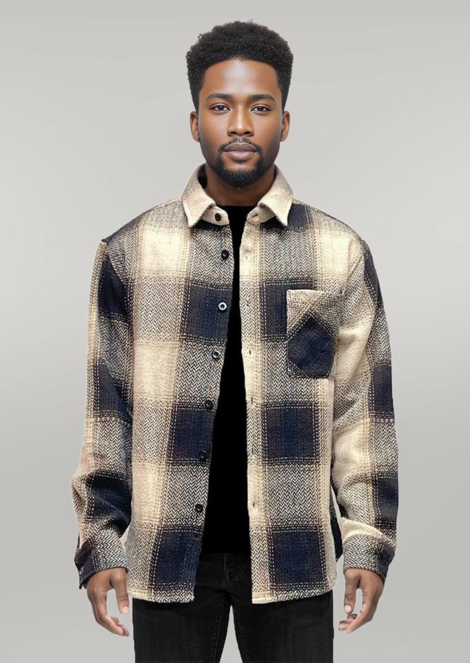Mens Flannel Shacket
