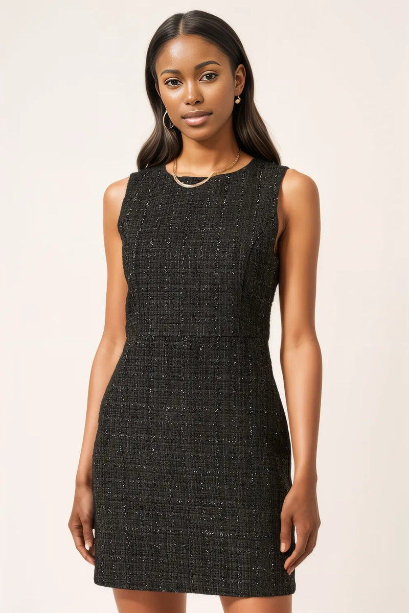 tweed mini dress