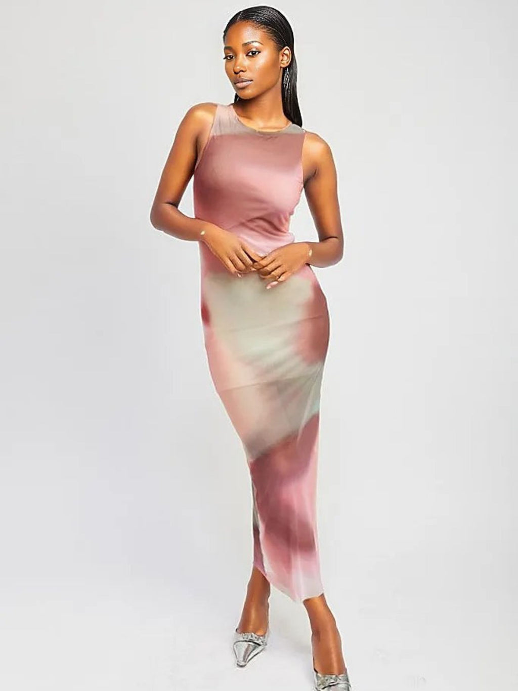 Tie dye store midi dress