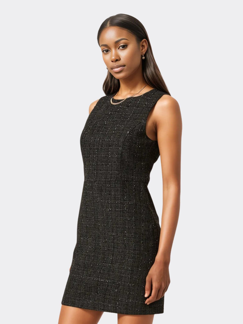 tweed mini dress