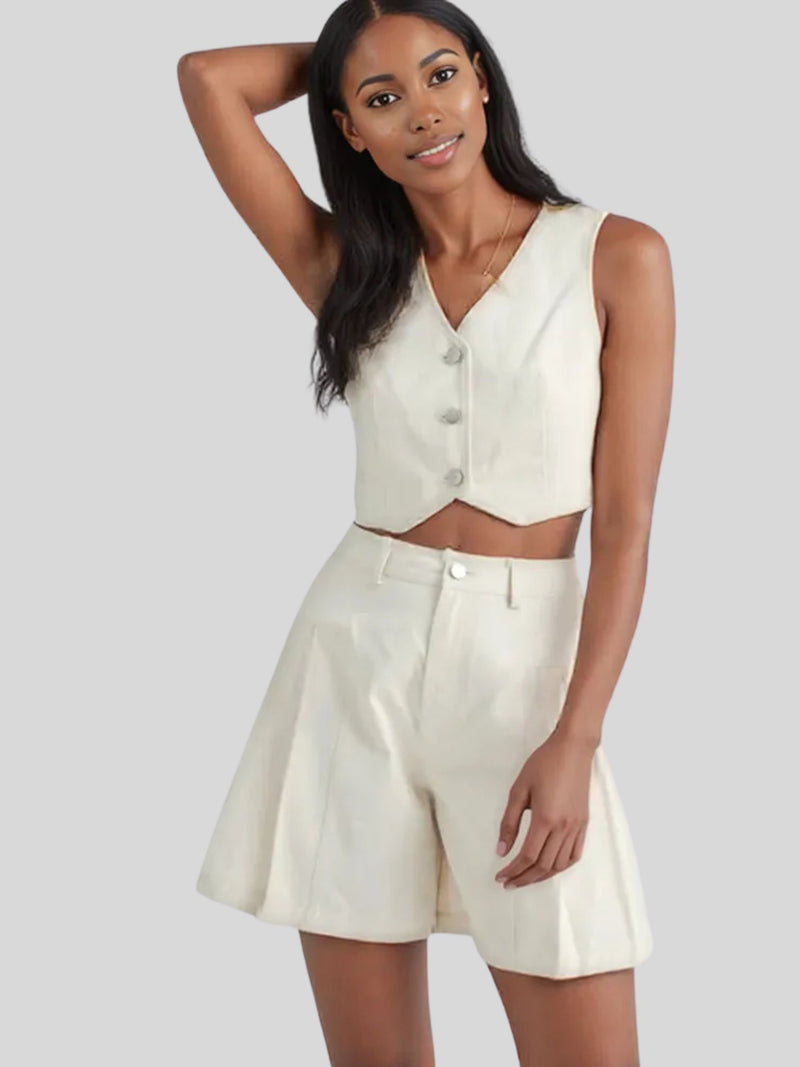 vest and shorts set
